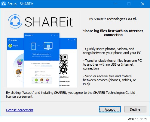 Shareit का उपयोग करके लैपटॉप के बीच डेटा/फ़ाइलें कैसे स्थानांतरित करें