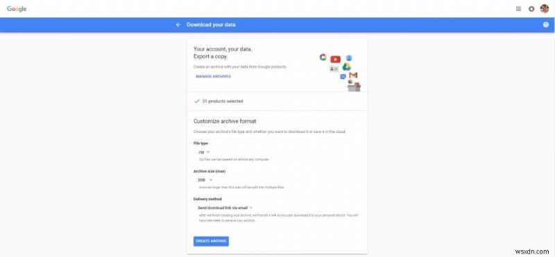 अपना Google डेटा कैसे डाउनलोड करें:Google Takeout का उपयोग करके?