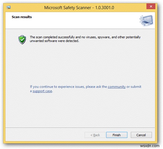Windows 8 में Microsoft सुरक्षा स्कैनर का उपयोग कैसे करें?