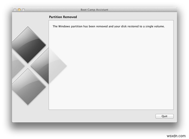 अपने मैक से विंडोज बूट कैंप पार्टिशन को कैसे हटाएं