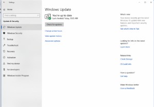 Windows 10 में Windows अद्यतन और सुरक्षा सेटिंग्स का उपयोग कैसे करें?