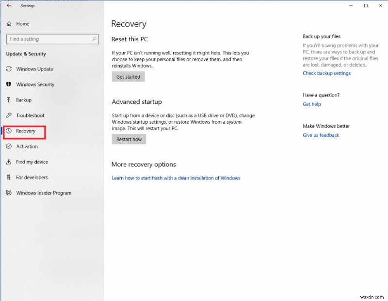 Windows 10 में Windows अद्यतन और सुरक्षा सेटिंग्स का उपयोग कैसे करें?