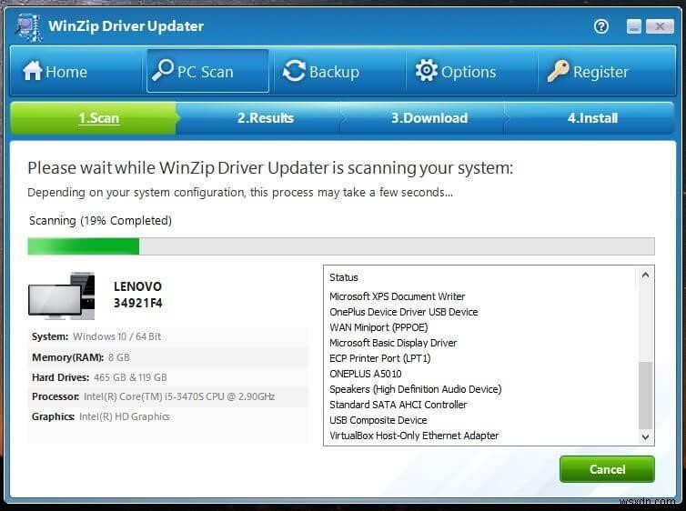 WinZip ड्राइवर अपडेटर के साथ अपने सिस्टम हार्डवेयर में ईंधन भरें
