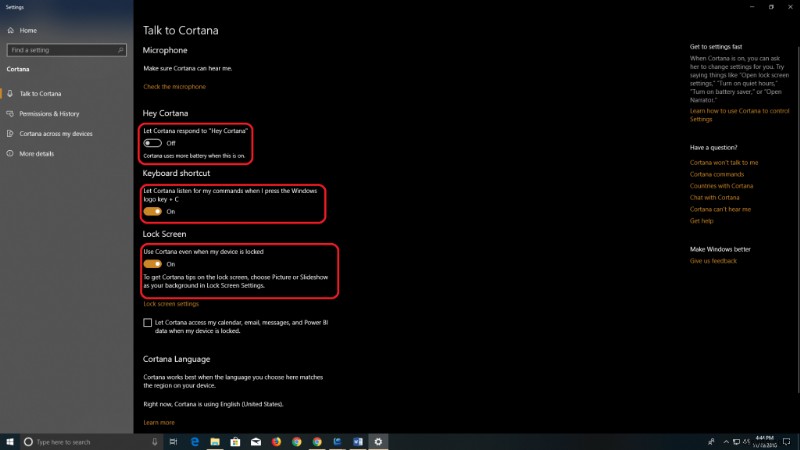 Windows 10 पर  Cortana Not Working  को कैसे ठीक करें