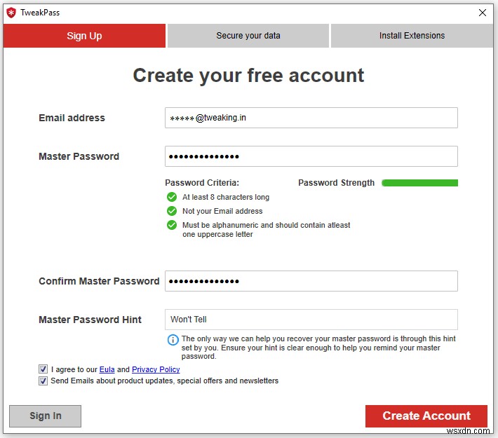 TweakPass:अल्टीमेट पासवर्ड मैनेजर