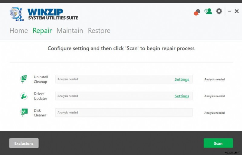 WinZip सिस्टम यूटिलिटी सूट:आपके पीसी की सभी जरूरतों के लिए एक स्थान पर समाधान