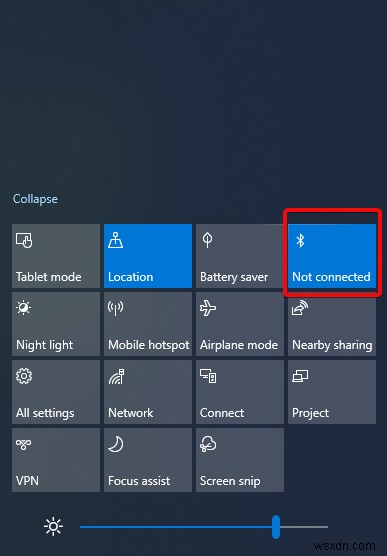 Windows Action Center द्वारा ब्लूटूथ हेडफ़ोन को कंप्यूटर से कैसे कनेक्ट करें