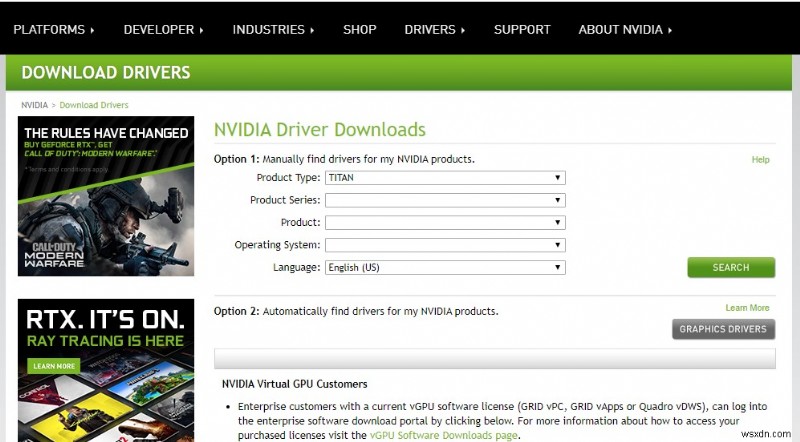मैं अपने NVIDIA GeForce ग्राफ़िक्स कार्ड ड्राइवर को कैसे अपडेट करूं?
