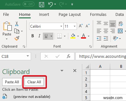 माइक्रोसॉफ्ट एक्सेल में क्लिपबोर्ड कैसे साफ़ करें