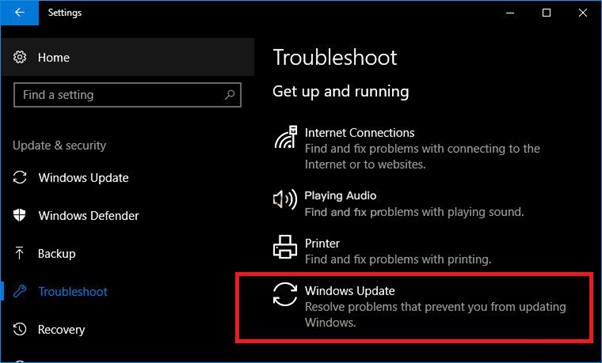 Windows 10 अपडेट त्रुटि 0x80240fff