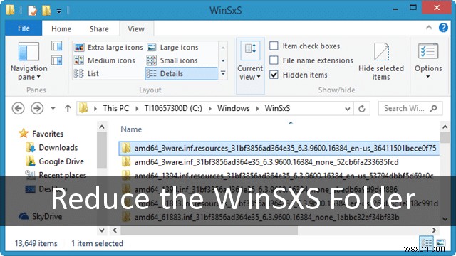 Windows 10 में जगह खाली करने के लिए WinSxS क्लीनअप कैसे करें