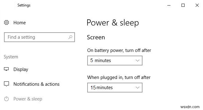 Windows 10 में स्क्रीन को स्वचालित रूप से कैसे बंद करें?