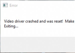 वीडियो ड्राइवर के क्रैश होने और रीसेट होने पर उसे कैसे ठीक करें