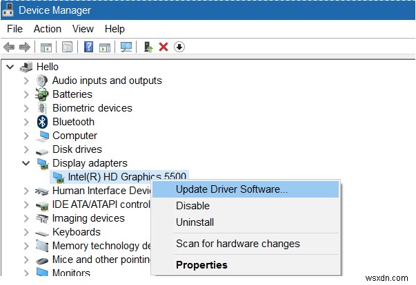 Windows 10 में  डिस्प्ले ड्राइवर फेल टू स्टार्ट  को कैसे ठीक करें