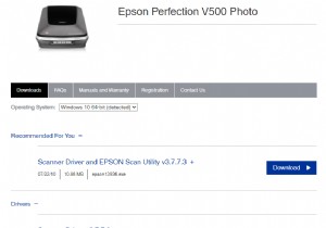 Epson Perfection V500 ड्राइवर कैसे डाउनलोड करें