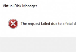  घातक डिवाइस हार्डवेयर त्रुटि के कारण अनुरोध विफल  के लिए कैसे ठीक करें