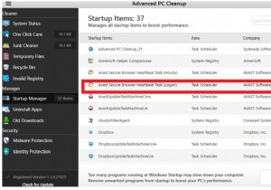 Avast ब्राउज़र को स्टार्टअप पर खुलने से कैसे रोकें