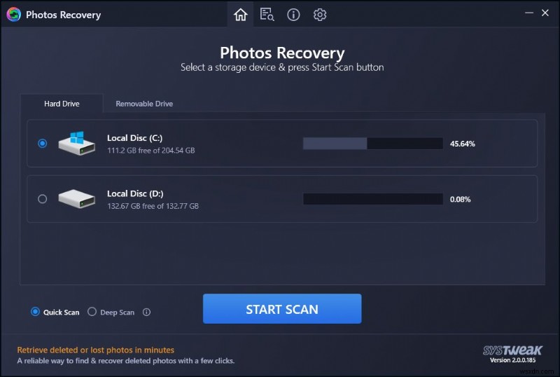 हटाए गए फ़ोटो को पुनर्प्राप्त करने के लिए Systweak Photo पुनर्प्राप्ति टूल का उपयोग कैसे करें