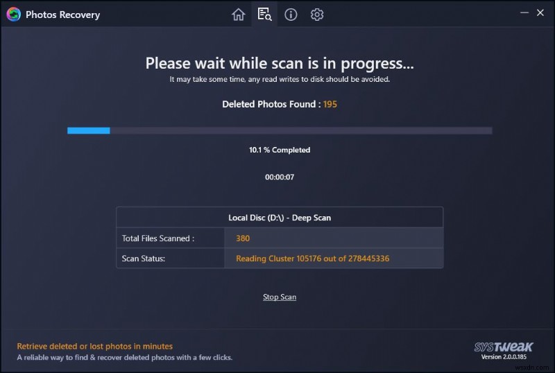हटाए गए फ़ोटो को पुनर्प्राप्त करने के लिए Systweak Photo पुनर्प्राप्ति टूल का उपयोग कैसे करें