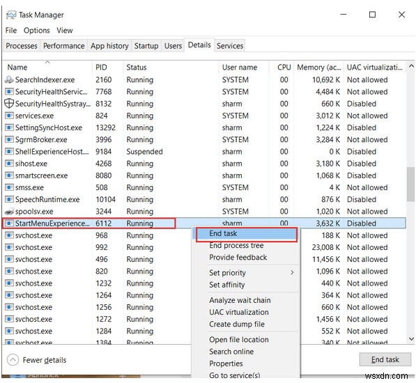 Windows 10 में StartMenuExperienceHost.exe क्या है और इसे कैसे अक्षम करें?