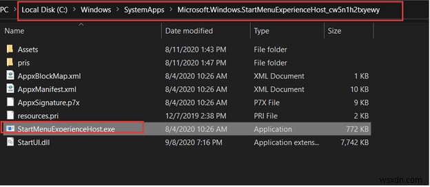 Windows 10 में StartMenuExperienceHost.exe क्या है और इसे कैसे अक्षम करें?