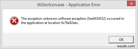 IAStorIcon.exe क्या है और IAStorIcon.exe अनुप्रयोग त्रुटियों को कैसे ठीक करें