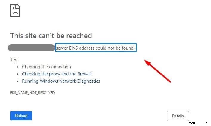Google Chrome पर सर्वर DNS एड्रेस को कैसे ठीक किया जा सकता है इसे कैसे ठीक करें