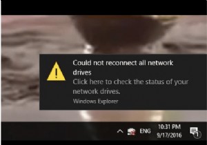FIX:Windows 10 सभी नेटवर्क ड्राइव को फिर से कनेक्ट नहीं कर सका