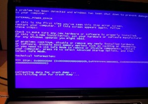 Windows 10 पर आंतरिक पावर त्रुटि को कैसे ठीक करें