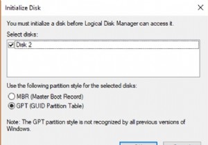 तार्किक डिस्क प्रबंधक द्वारा इसे एक्सेस करने से पहले आपको एक डिस्क को इनिशियलाइज़ करना होगा (हल)