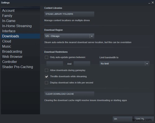 Steam पर डाउनलोड स्पीड कैसे बढ़ाएं?