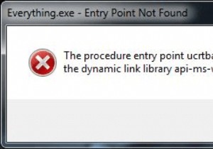 ठीक करें - प्रक्रिया प्रविष्टि बिंदु डायनेमिक लिंक लाइब्रेरी का पता नहीं लगाया जा सका
