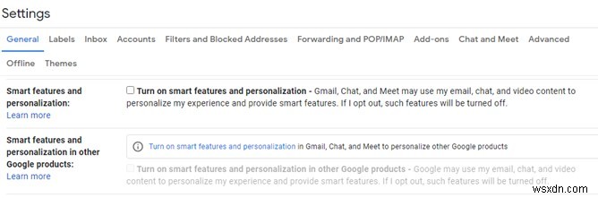 Gmail की स्मार्ट सुविधाओं को कैसे अक्षम करें और ट्रैकिंग को रोकें?