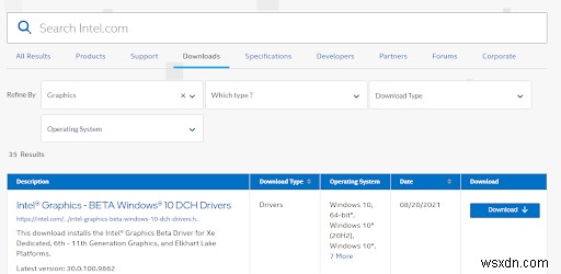 Intel Iris Xe ग्राफ़िक्स ड्राइवर कैसे डाउनलोड करें?