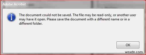 संपादन के बाद पीडीएफ फाइलों को सहेज नहीं सकते? यह रहा समाधान!