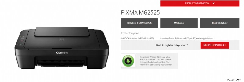 कैसे कैनन PIXMA MG2525 ड्राइवर को डाउनलोड और इंस्टॉल करें