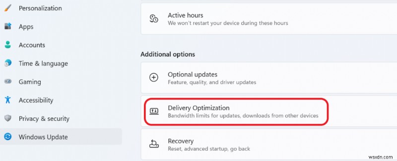 Windows 11 पर डिलीवरी ऑप्टिमाइजेशन कैसे बंद करें