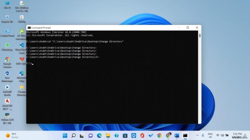 Windows 10 पर कमांड प्रॉम्प्ट में डायरेक्ट्री कैसे बदलें