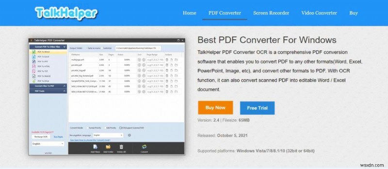 Windows और Mac के लिए PDF कन्वर्टर्स के लिए 10 सर्वश्रेष्ठ एक्सेल