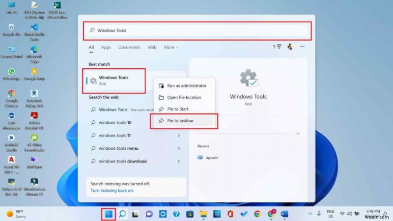 विंडोज 11 (2022) में विंडोज टूल्स खोलने के 7 तरीके