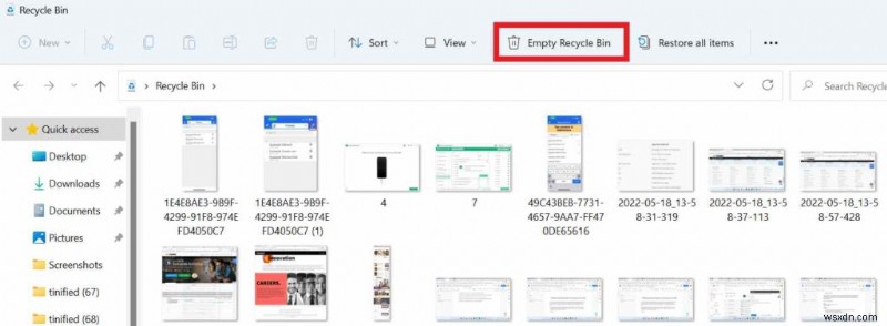 Windows 11 में रीसायकल बिन खाली करने के 6 तरीके