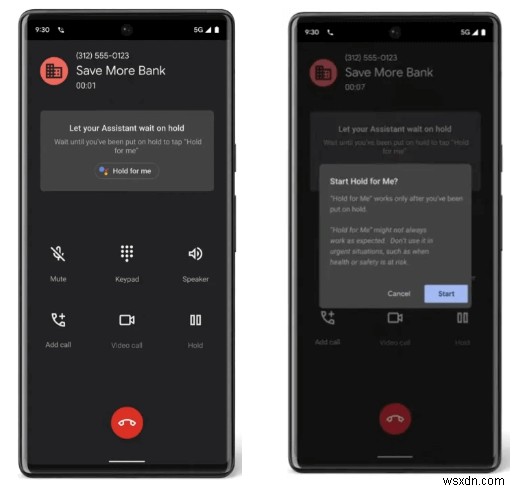 अपने Google Pixel फोन (2022) पर  होल्ड फॉर मी  फीचर का उपयोग कैसे करें