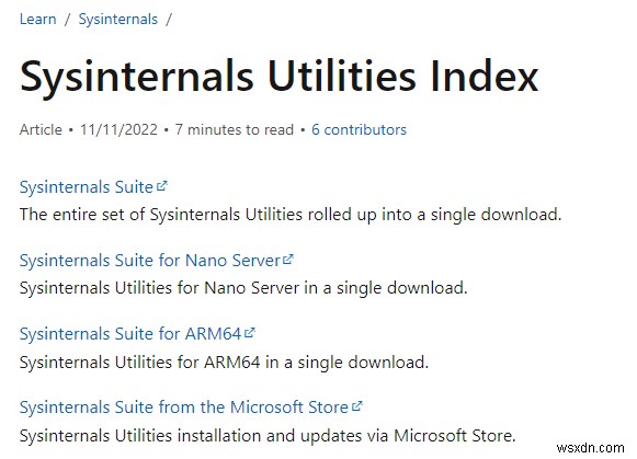 Windows Sysinternals:वे क्या हैं और उनका उपयोग कैसे करें?