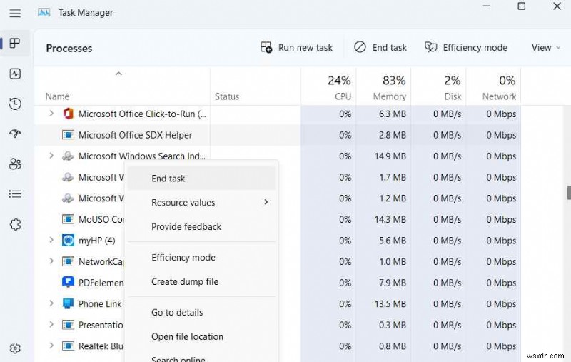 7 तरीके Microsoft Office SDX हेल्पर हाई डिस्क या CPU उपयोग को ठीक करने के लिए