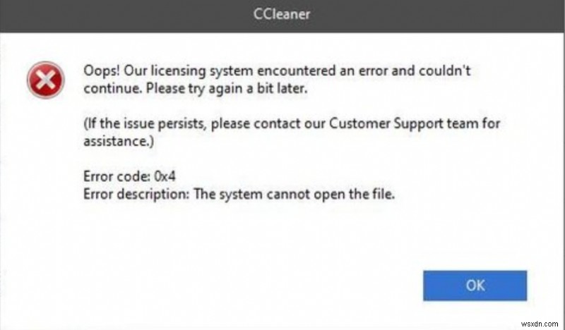 CCleaner त्रुटि कोड 0x4? यहां 7 आसान सुधार दिए गए हैं!