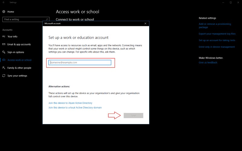 Windows 10 में व्यक्तिगत, कार्यस्थल और स्कूल खातों का प्रबंधन कैसे करें