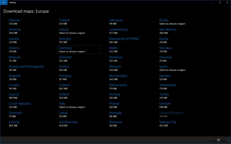 Windows 10 में ऑफलाइन मैप कैसे डाउनलोड करें