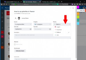 Microsoft Planner में प्राथमिकताओं का उपयोग कैसे करें