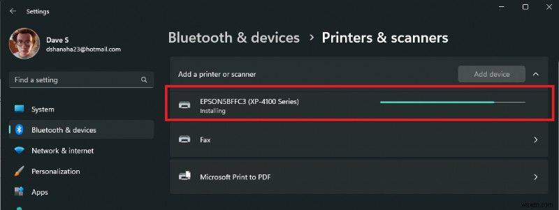 Windows 11 पर प्रिंटर या स्कैनर कैसे जोड़ें