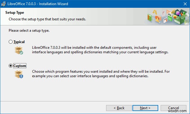 LibreOffice 7.0 - शब्द बहुत अनावश्यक हैं